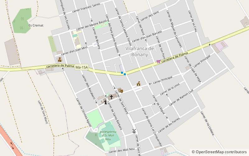 Villafranca de Bonany location map