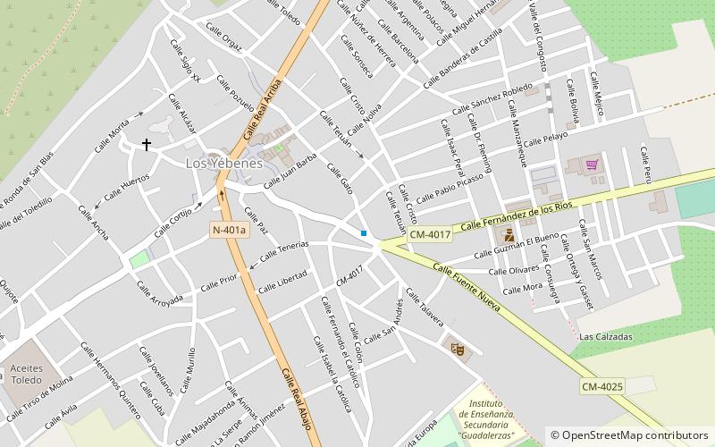 Los Yébenes location map