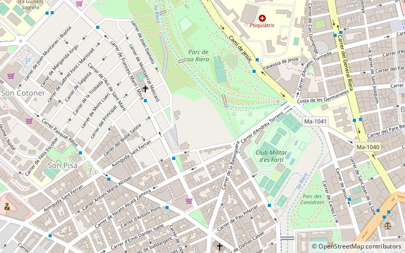 estadio lluis sitjar palma location map