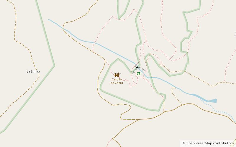 Castillo de Chera location map