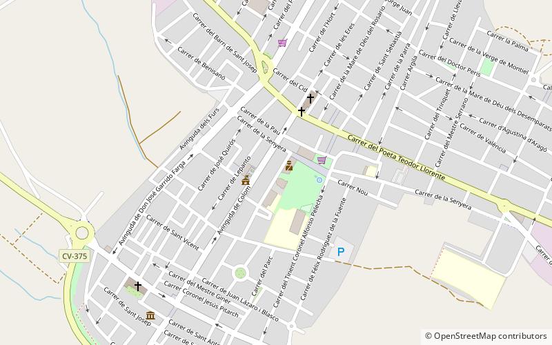 Puebla de Vallbona location map