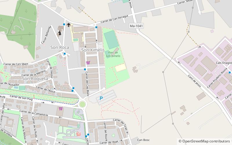 Parc de Son Ximelis location map