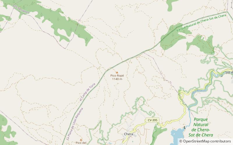 Sierra de Utiel location map