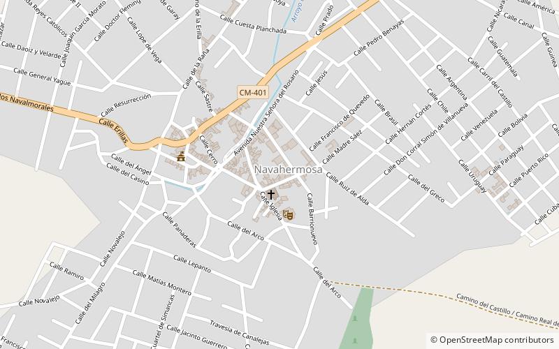 Navahermosa location map