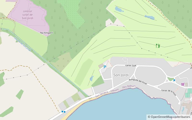 Golf Son Servera location map