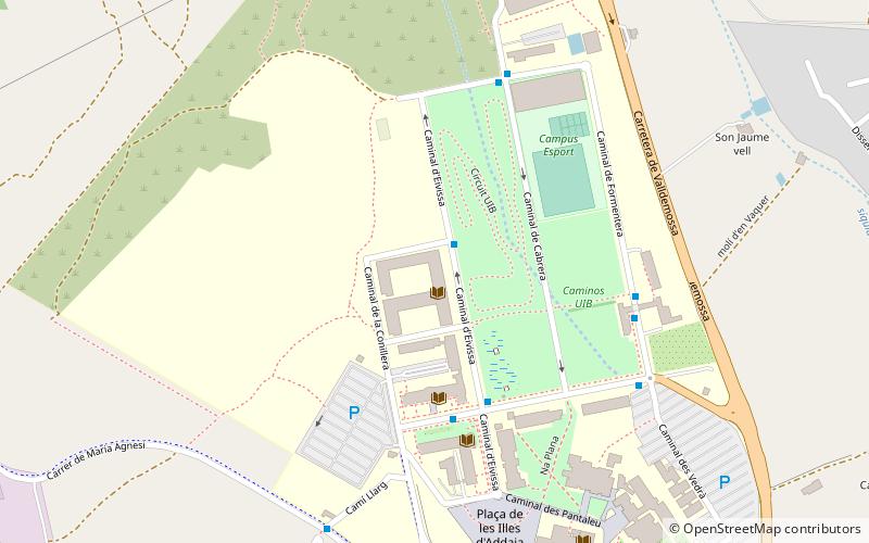 Universidad de las Islas Baleares location map