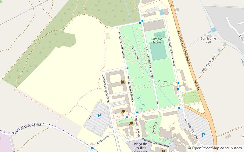 Université des îles Baléares location map