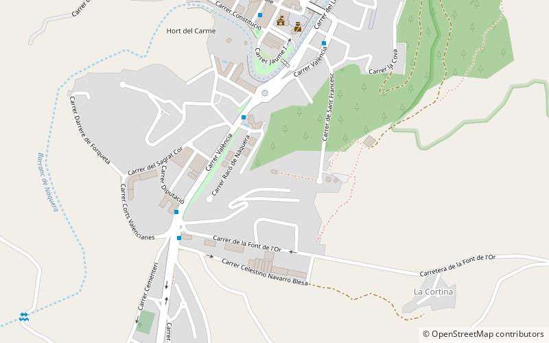 ermita de san francisco naquera location map