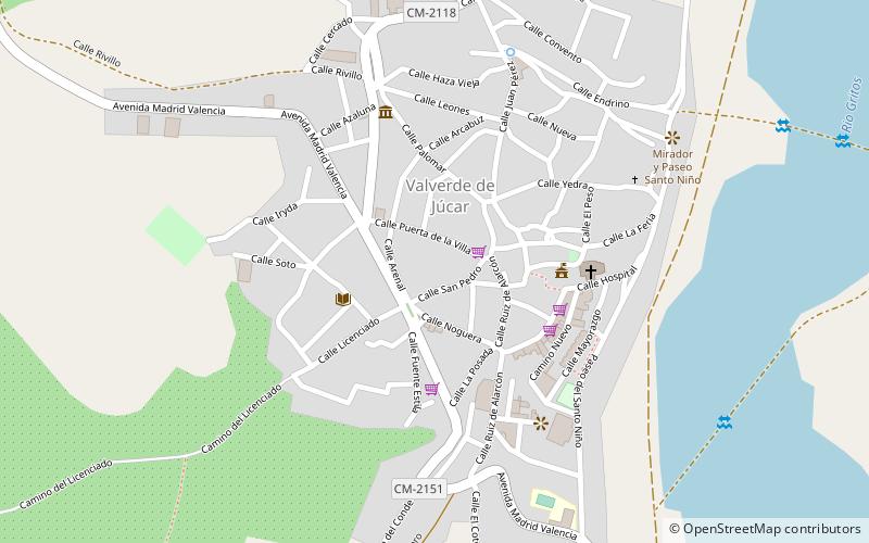 Valverde de Júcar location map