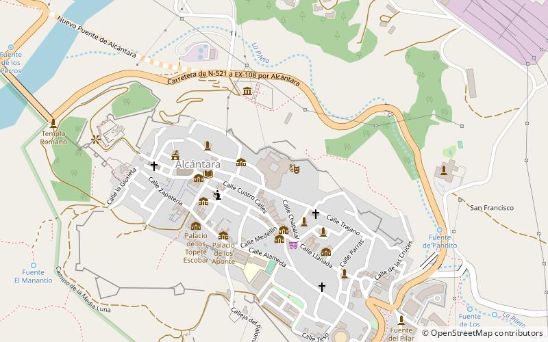 San Benito de Alcántara location map