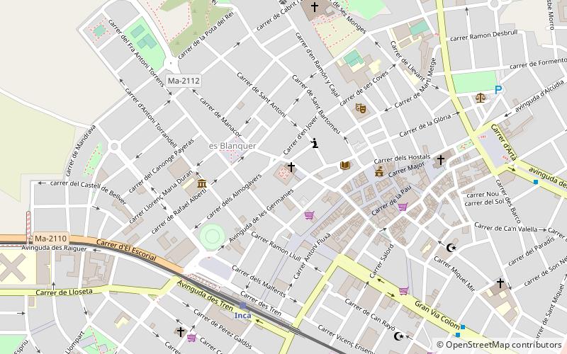 Claustre de Sant Domingo location map