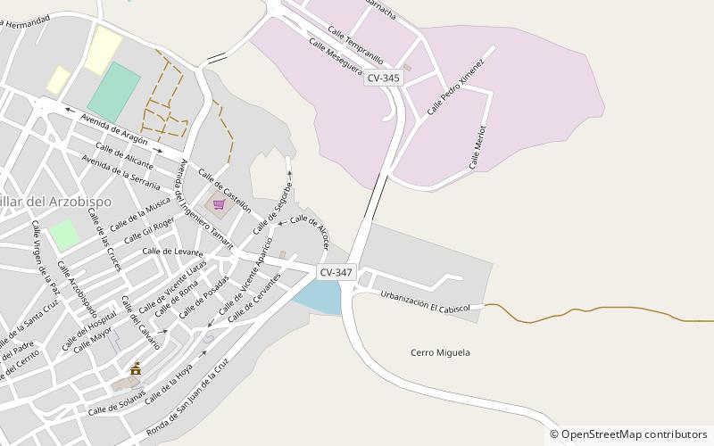 Villar del Arzobispo location map