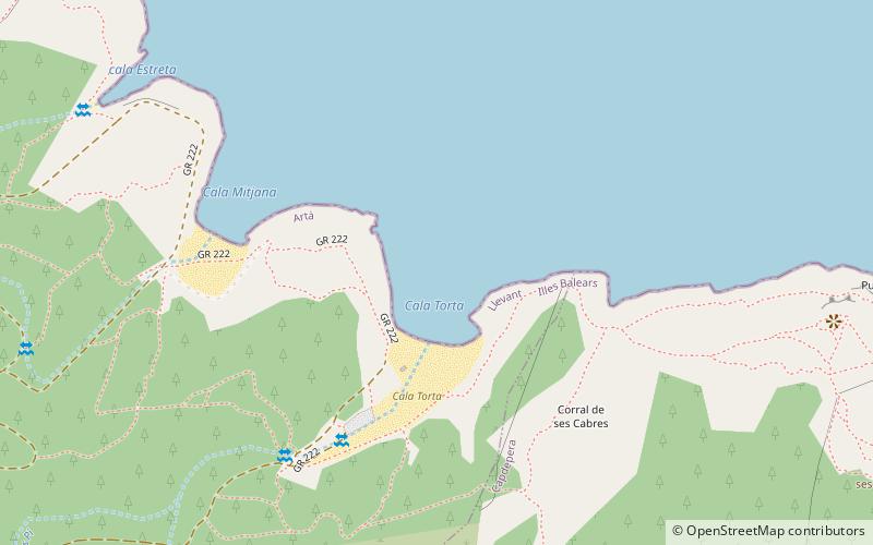 Cala Torta location map