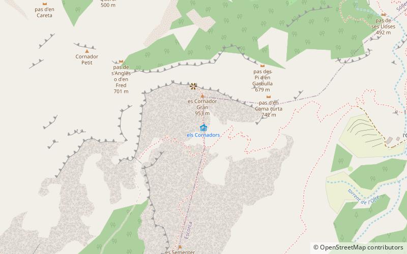 Els Cornadors location map