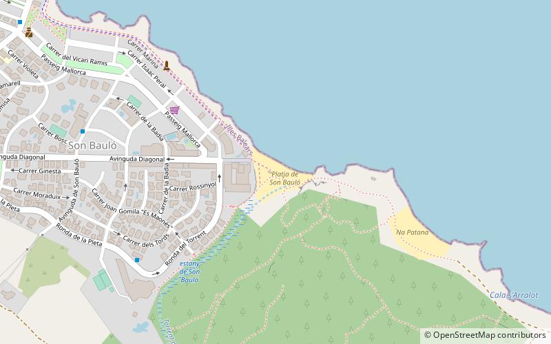 Platja de Son Bauló location map