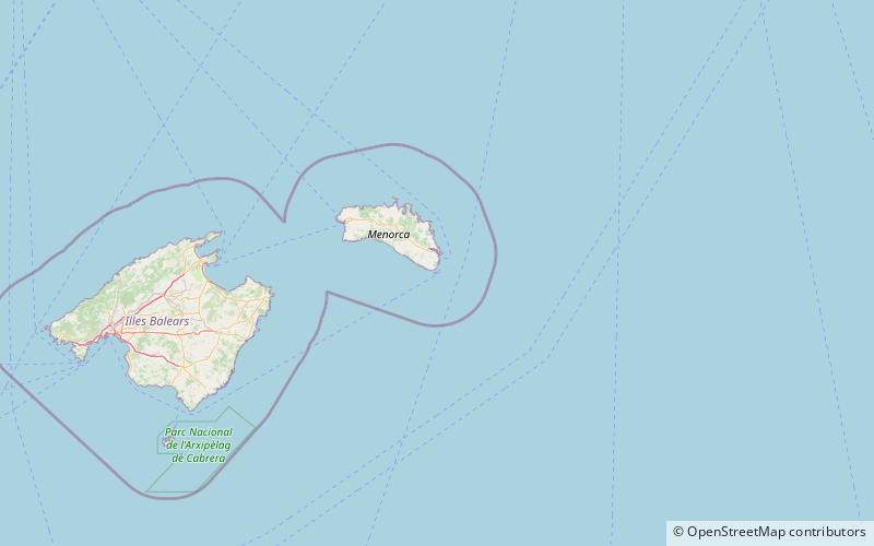 Illa de l'Aire Lighthouse location map