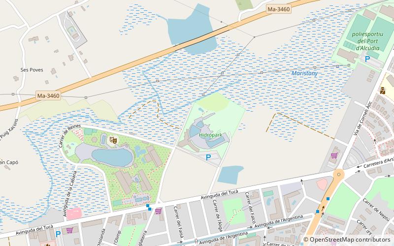 hidropark alcudia location map
