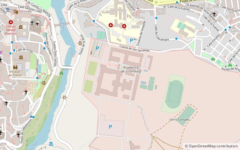 Academia de Infantería de Toledo location map