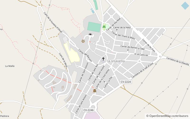 Villavieja location map