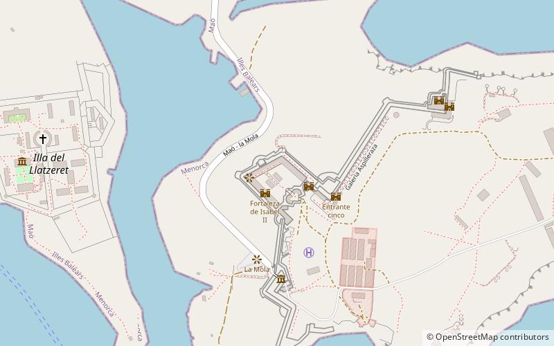 Fortaleza de Isabel II location map