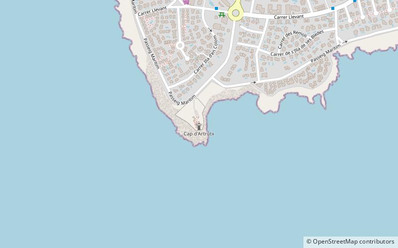 Faro de Artrutx location map