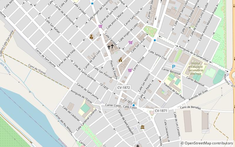 Almassora location map