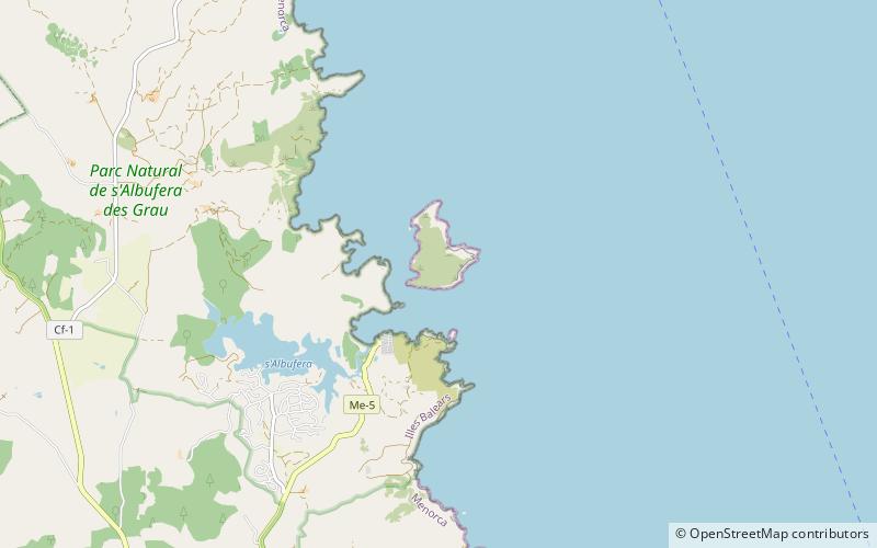 Colom Island location map
