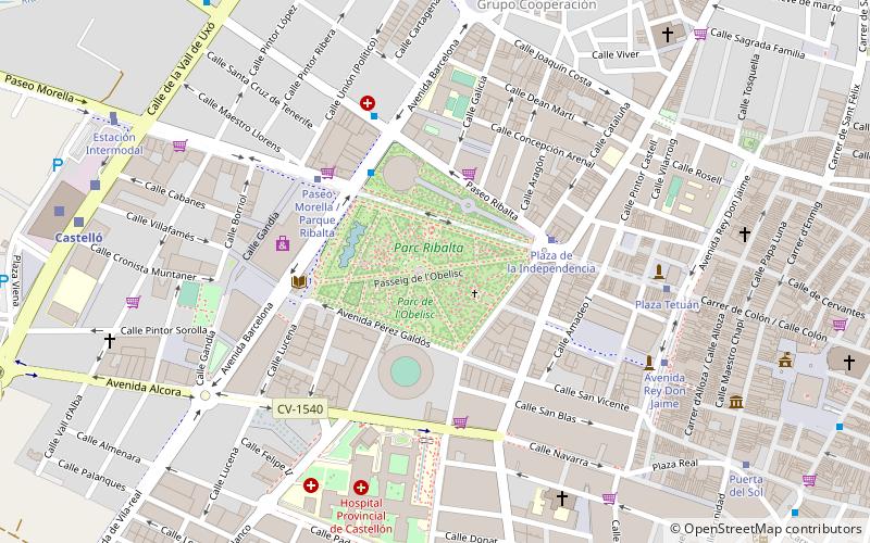 Parque Ribalta location map