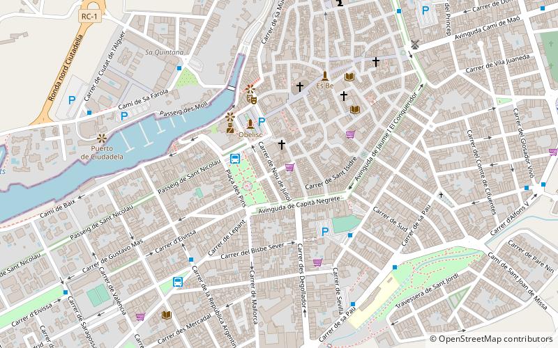 galeria retxa ciutadella de menorca location map