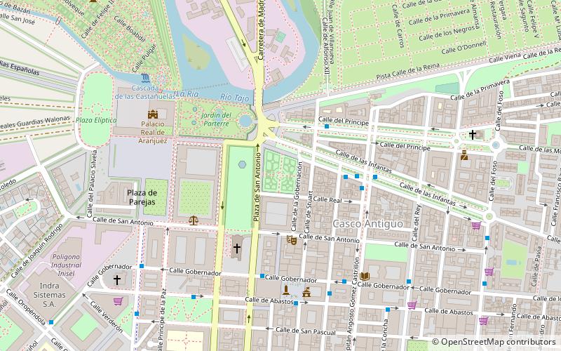 Estatua de la reina Isabel II location map