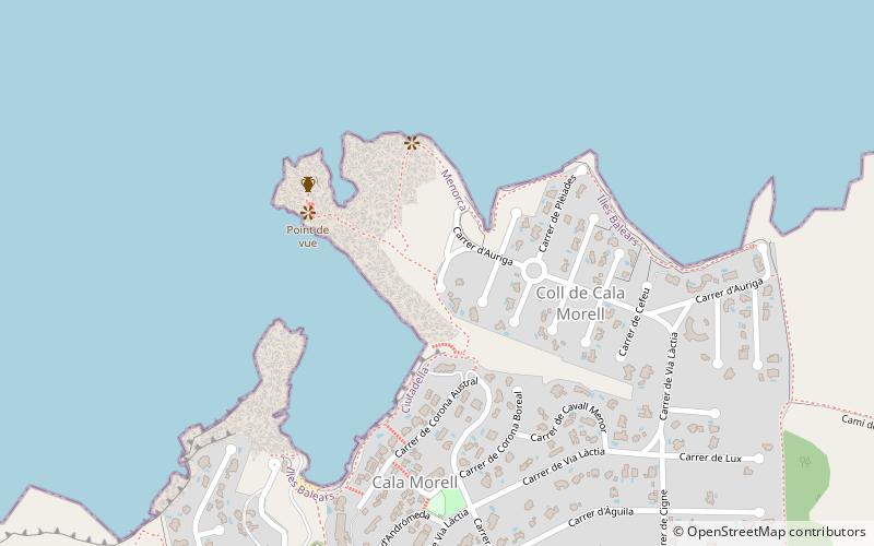 Poblado de Cala Morell location map