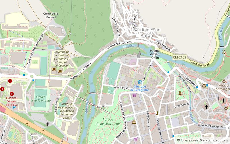 estadio la fuensanta cuenca location map
