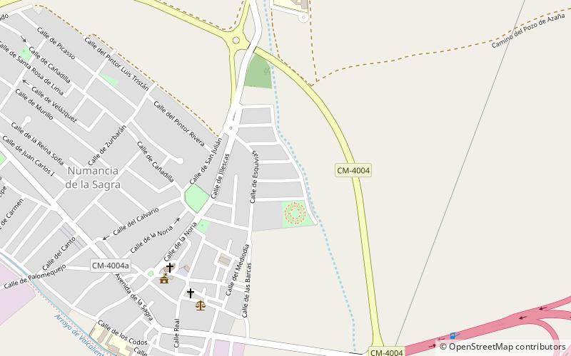 Numancia de la Sagra location map