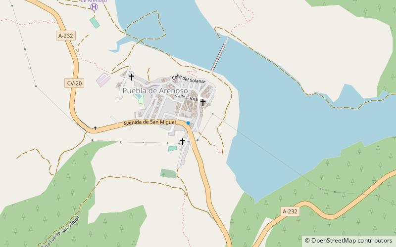 Puebla de Arenoso location map