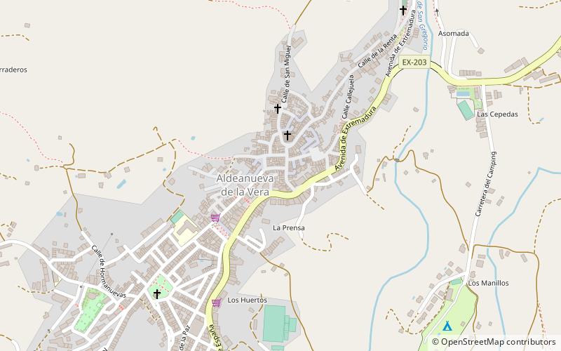 Aldeanueva de la Vera location map