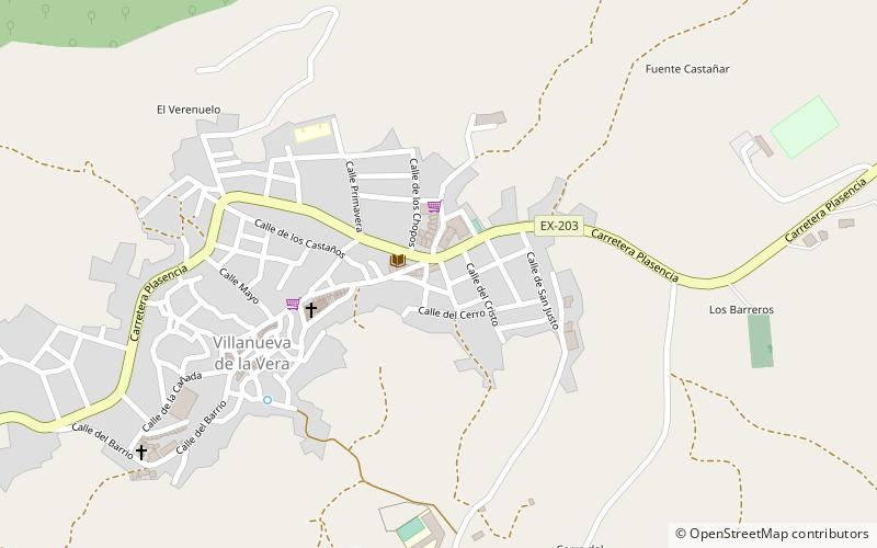 Villanueva de la Vera location map