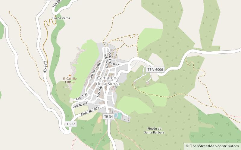 Camarena de la Sierra location map