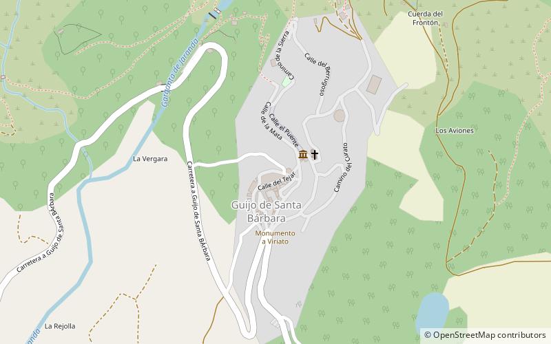 guijo de santa barbara location map