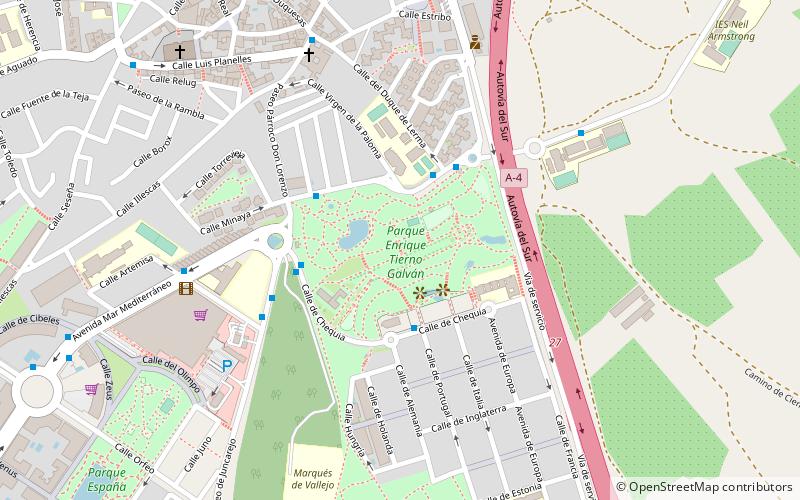 parque enrique tierno galvan valdemoro location map