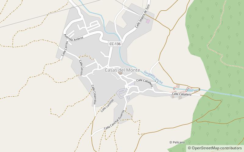 Casas del Monte location map