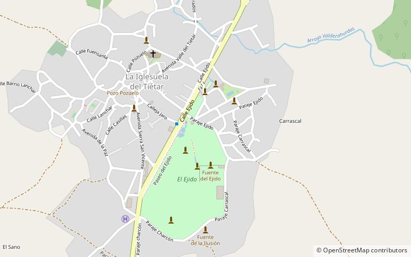 La Iglesuela del Tiétar location map