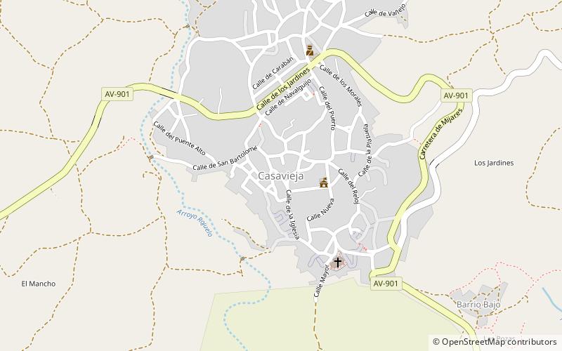 Casavieja location map