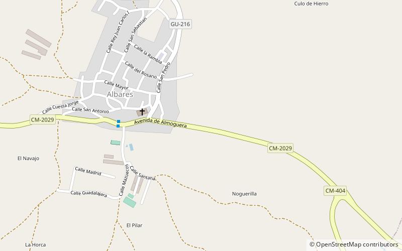 albares location map