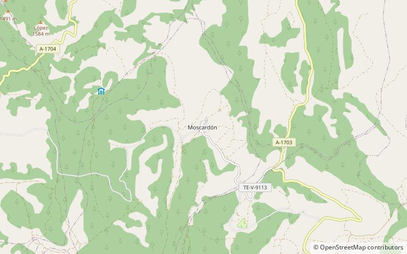 Moscardón location map