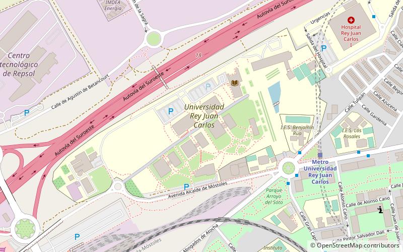universidad rey juan carlos location map