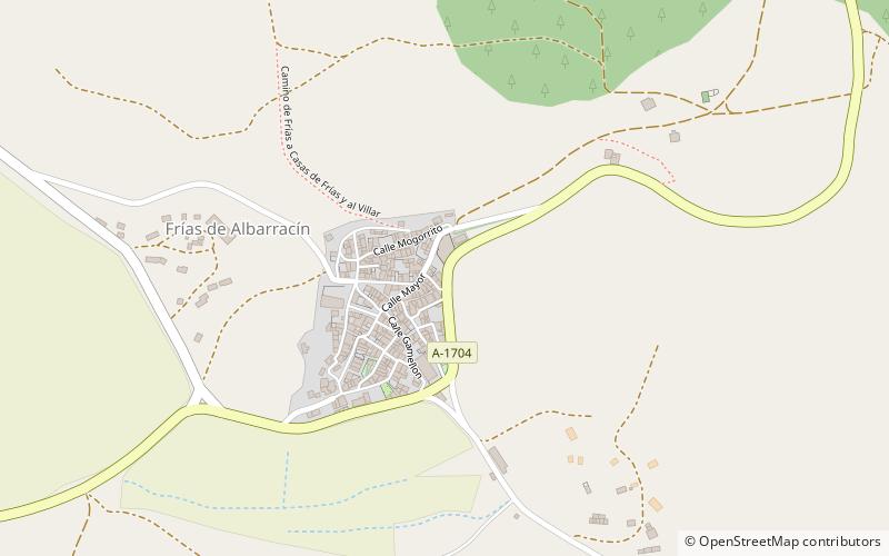 Frías de Albarracín location map