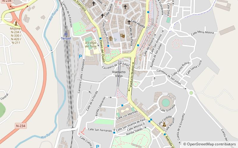 viaducto de fernando hue teruel location map