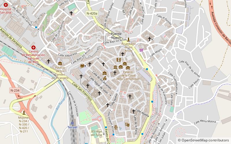 Mudéjar architecture of Aragon location map
