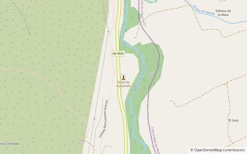 Taureaux de Guisando location map