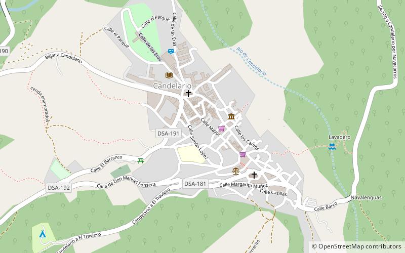 Candelario location map